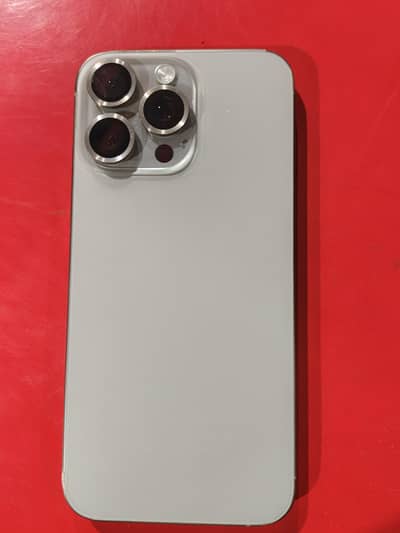 15 Pro Max J. V Neutral Titanium 512 GB With Charger With Box