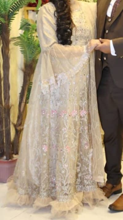 2 piece full embroidery skin color maxi dress for sale full size