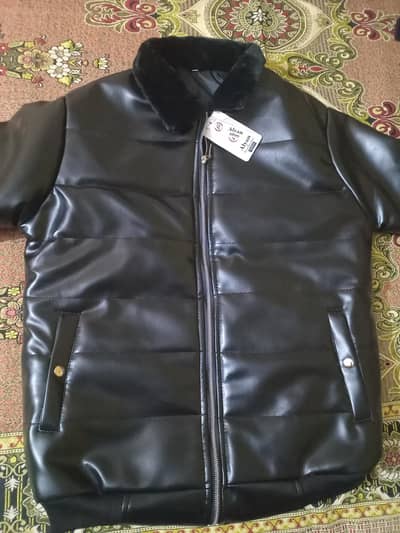 Men,s shining puffer jacket.