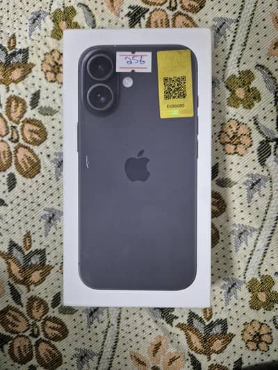 Apple iPhone 16 256GB PTA Approved – Black – Mint Condition with Box
