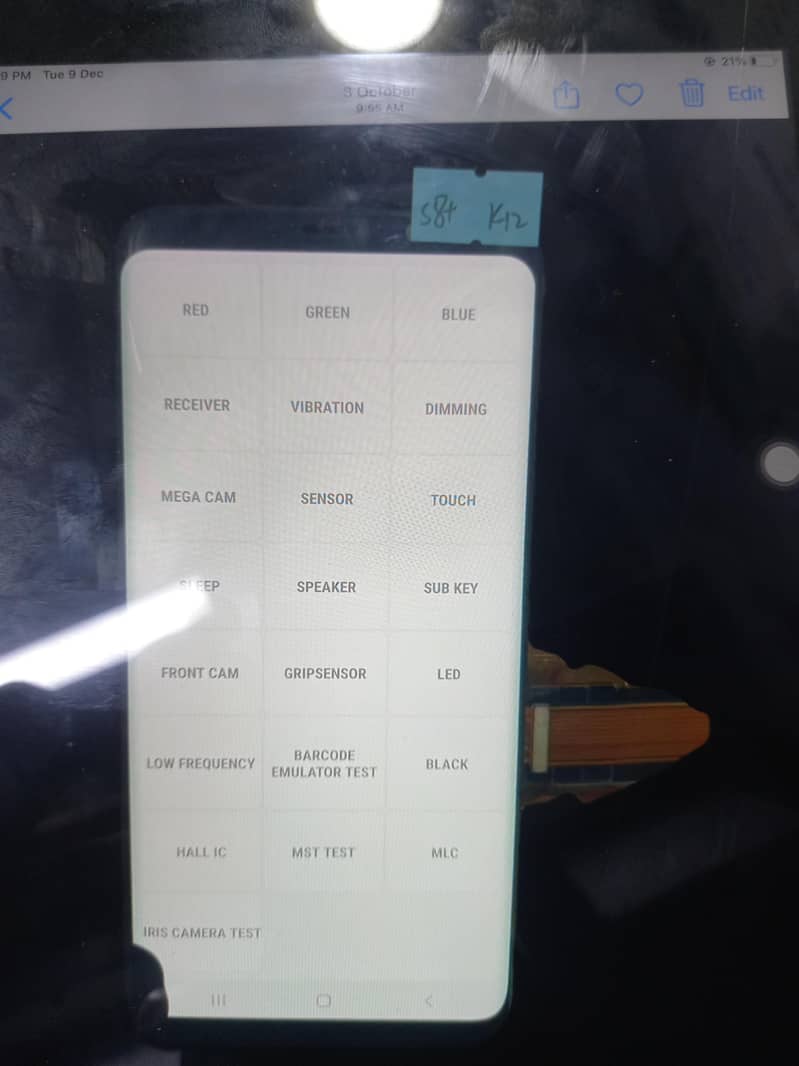 samsung S8 plus panel 2