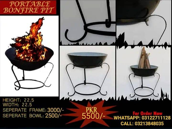 PORTABLE BONEFIRE PIT 7