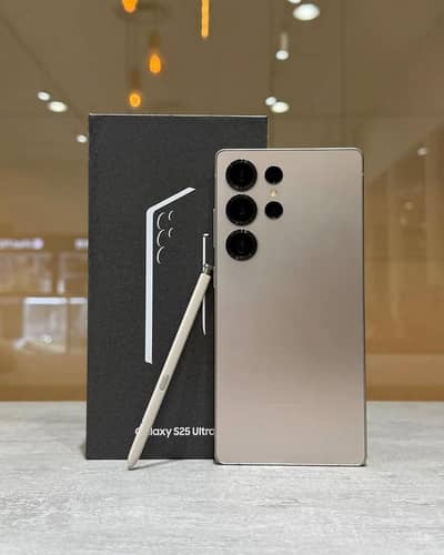 Samsung S25 Ultra 5G 12/512 Dual sim Official PTA With Box Accessories