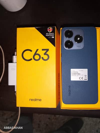 Realme c63 6 128 all ok good New condition special lader  edition