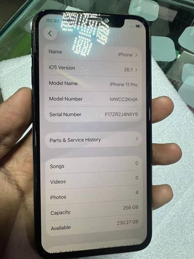 11 Pro pta approved 256GB