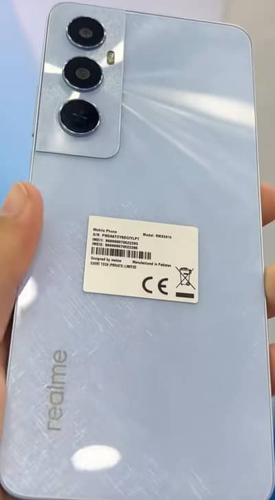 realme c65 mobile lush condition sky blue colour 8/256ram