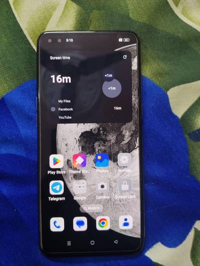 Oppo F17 Pro Mobile For Sale | Set charger + box + handfree