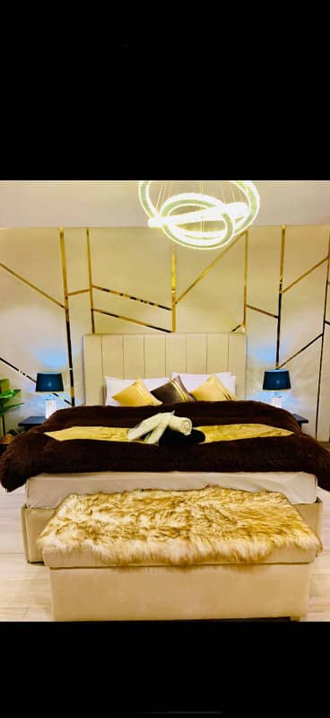 One bed apartment per day available Gulbarga green Islamabad