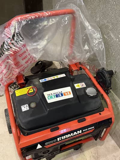 FIRMAN ECO 2990E petrol generator* with a petrol and gas connection