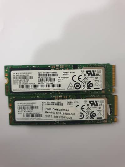 Samsung 512GB NVMe