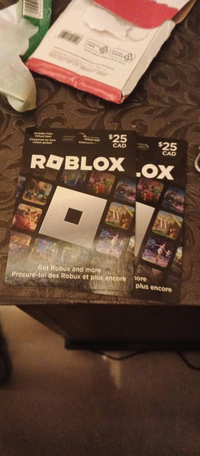 Roblox gift cards