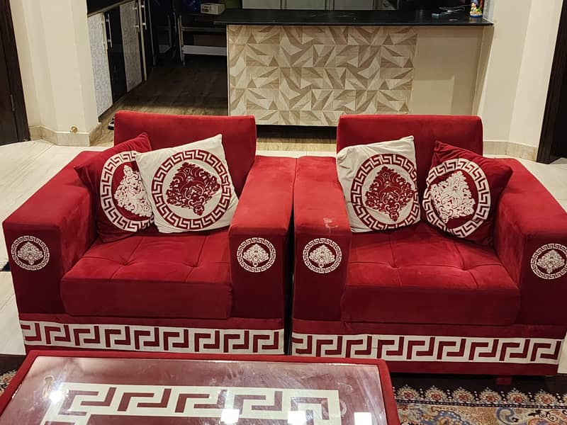 Sofa set with center table 1