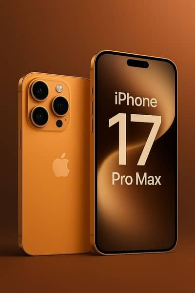 iPhone 17 pro max orange