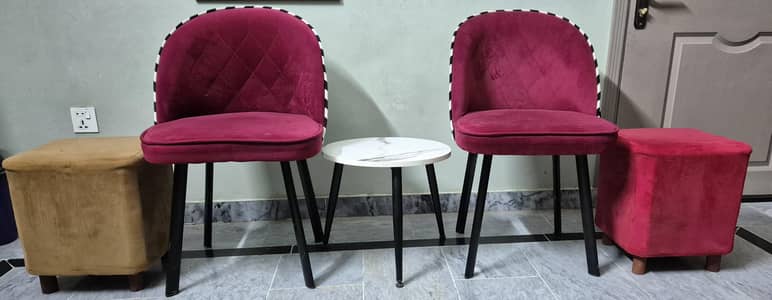 Chairs,Seater & Coffee Table