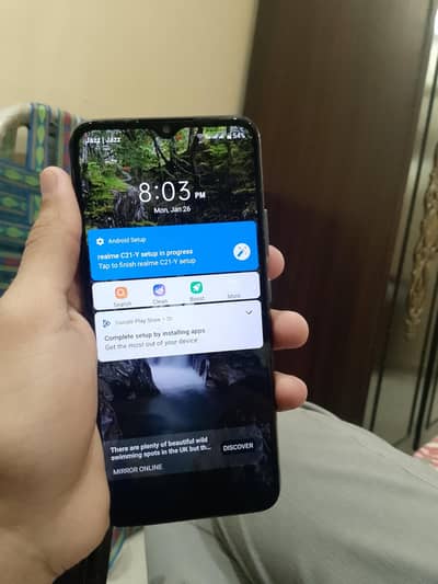 Realme C21Y with box