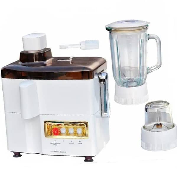 3-in-1 1000W Juicer, Blender & Grinder