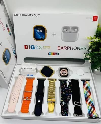 l20 Smart Watch with Bluetooth 5.1 - 1 smart watch and one airbud bund