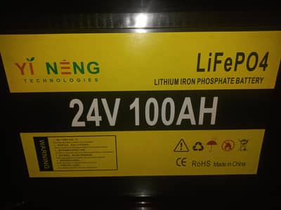24 V 100 Amp Lithium Battery