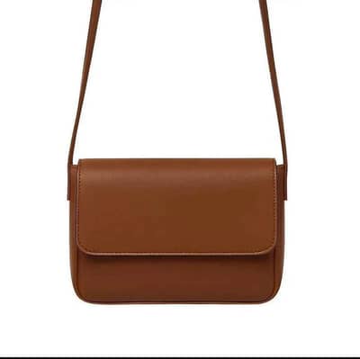 Brown leather bag