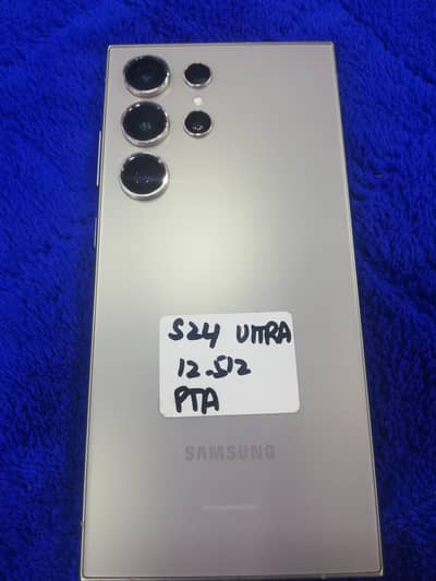 Samsung galaxy S24 ultra 512 gb pta approved  natural titainum