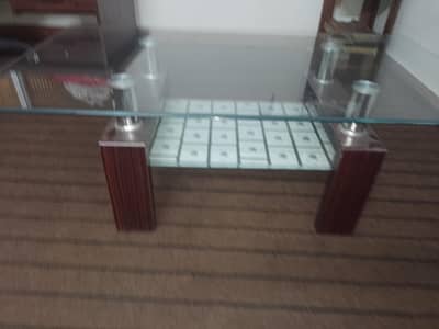 heavy glass table