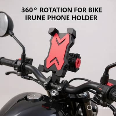 ELEVION Universal Bike Mobile Holder | 360° Rotating | Shockproof