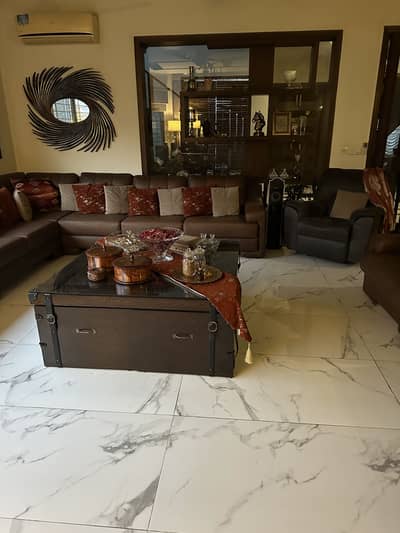 BRAND NEW 11 SEATER L SHAPE SOFA SET WITH CENTER AND SIDE TABLES