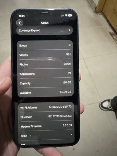 iPhone 12 PTA Approved Blue