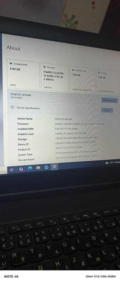 Lenevo L560 i5 6 Gernation