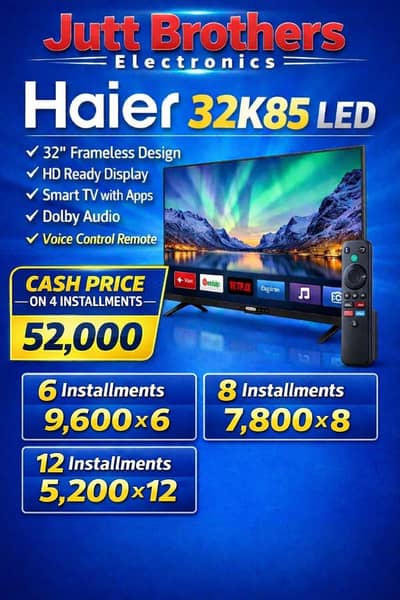 Haier 32" Android Led New