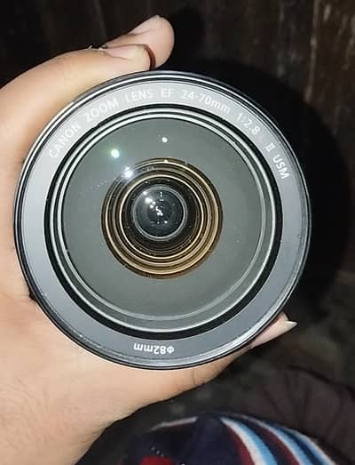 Canon 24-70 F2.8 USM L ii lens for Sale Argent