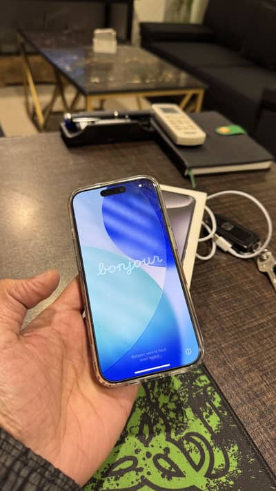 iPhone 15 pro PTA Approved 128gb (10/10)