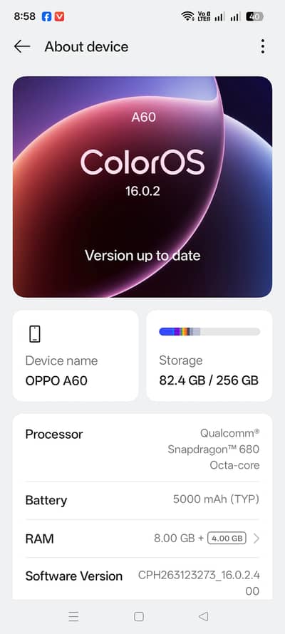 OPPO A60