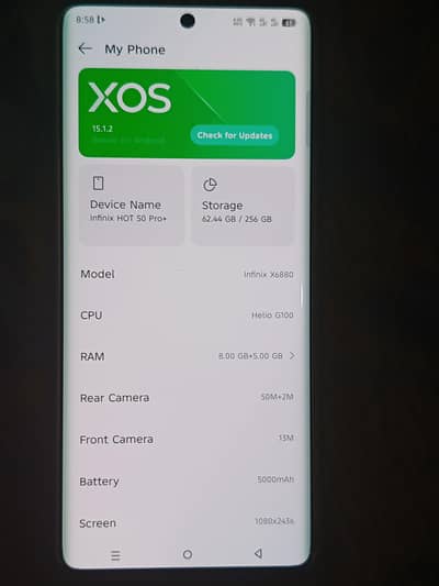 Infinix hot 50 Pro Plus