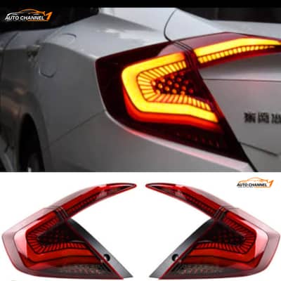 Honda Civic Tail Lamps Snake Style 2016-2021