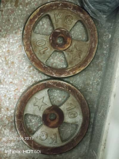 10 kg Steel Plates Pair contact (03375678509)