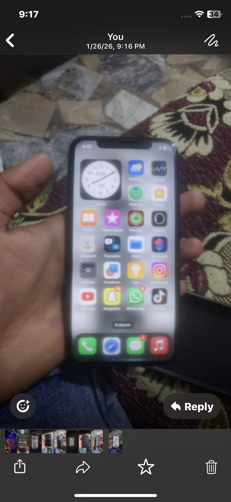 iPhone x 7