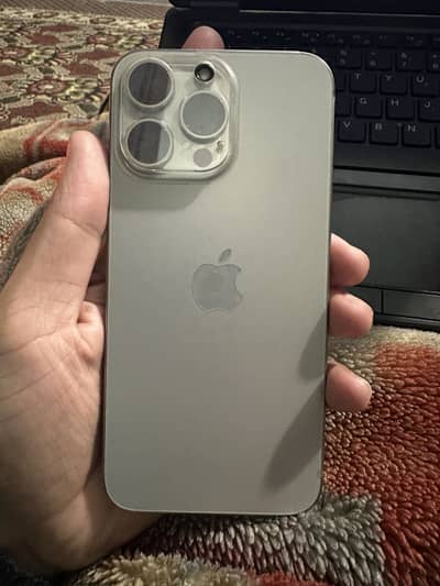 Iphone 15 pro max 256gb Natural Titanium Fu