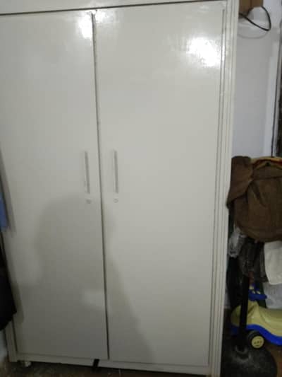 hand made 6x4 size wooden Almari,  Refrigerator, Single bed, Dray meac