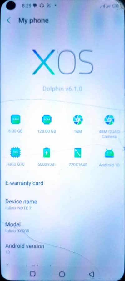 infinix note 7 6/128 only exchange