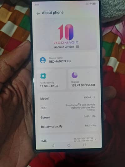 Red Magic 9 pro Gaming Beast