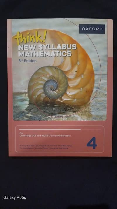 Mathematics O'level cambridge book