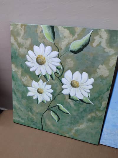 Original Handmade Floral Painting For Sale