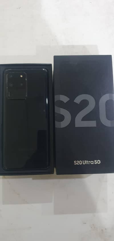 SAMSUNG S20ULTRA OFFICIAL PTA APPROVED 512/16gb BOX