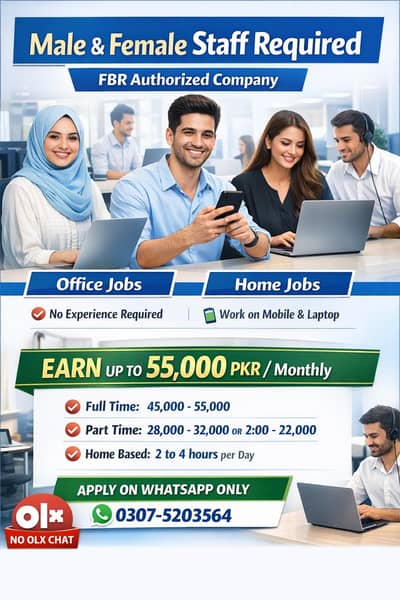 Online & Office-Based Jobs Available