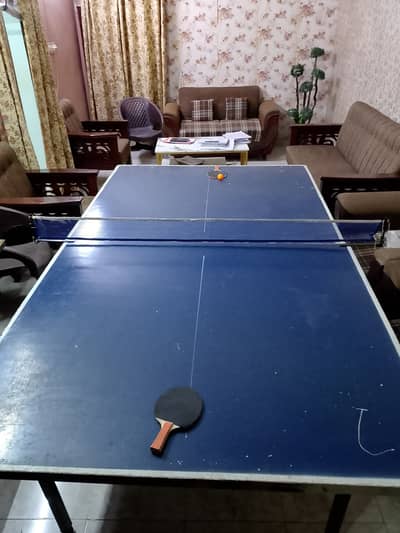Full sized Table Tennis Table plus rackets and balls
