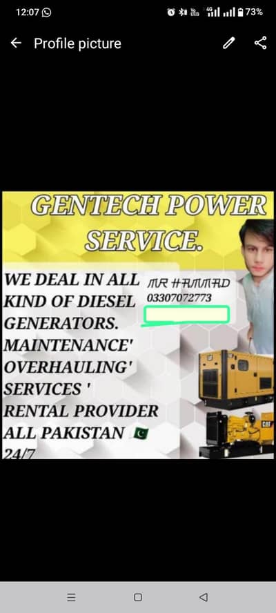 I'm generator machanic. . . how is the health of your generator. . .
