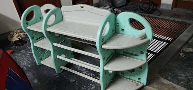 Kids mini bed and books shelves for sale