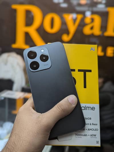 Realme 15t 8/256 complete box accessories 10 month warranty available