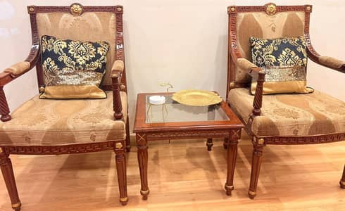 Bed room chairs & table